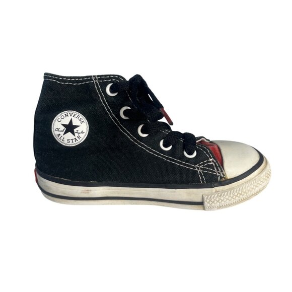 Converse All Star Cat In The Hat Infant High Top Sneakers Size 8 - Picture 2 of 10